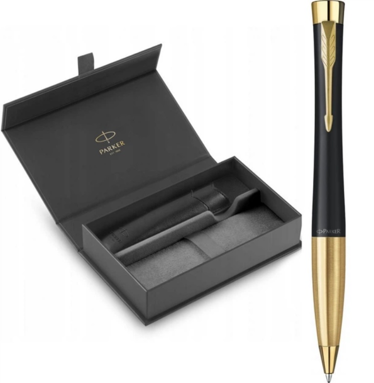 Ручка кулькова Parker Urban Muted Black чохол подарункова уп. Синя