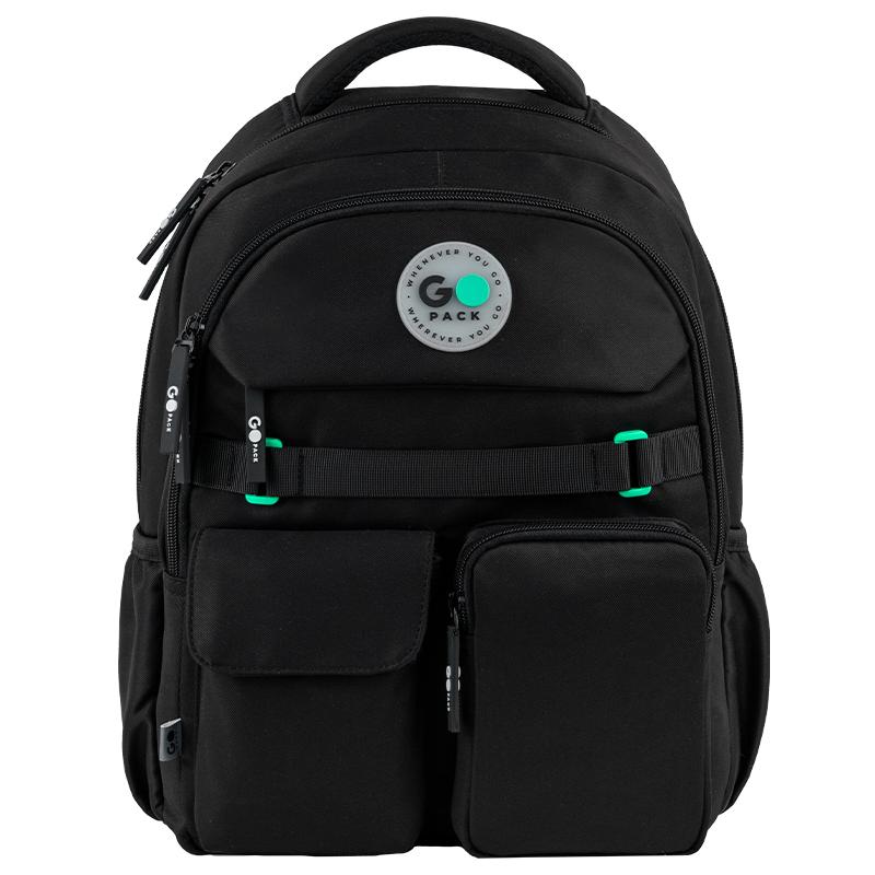 Рюкзак школьный GoPack 183М черный (GO26-183M-3)