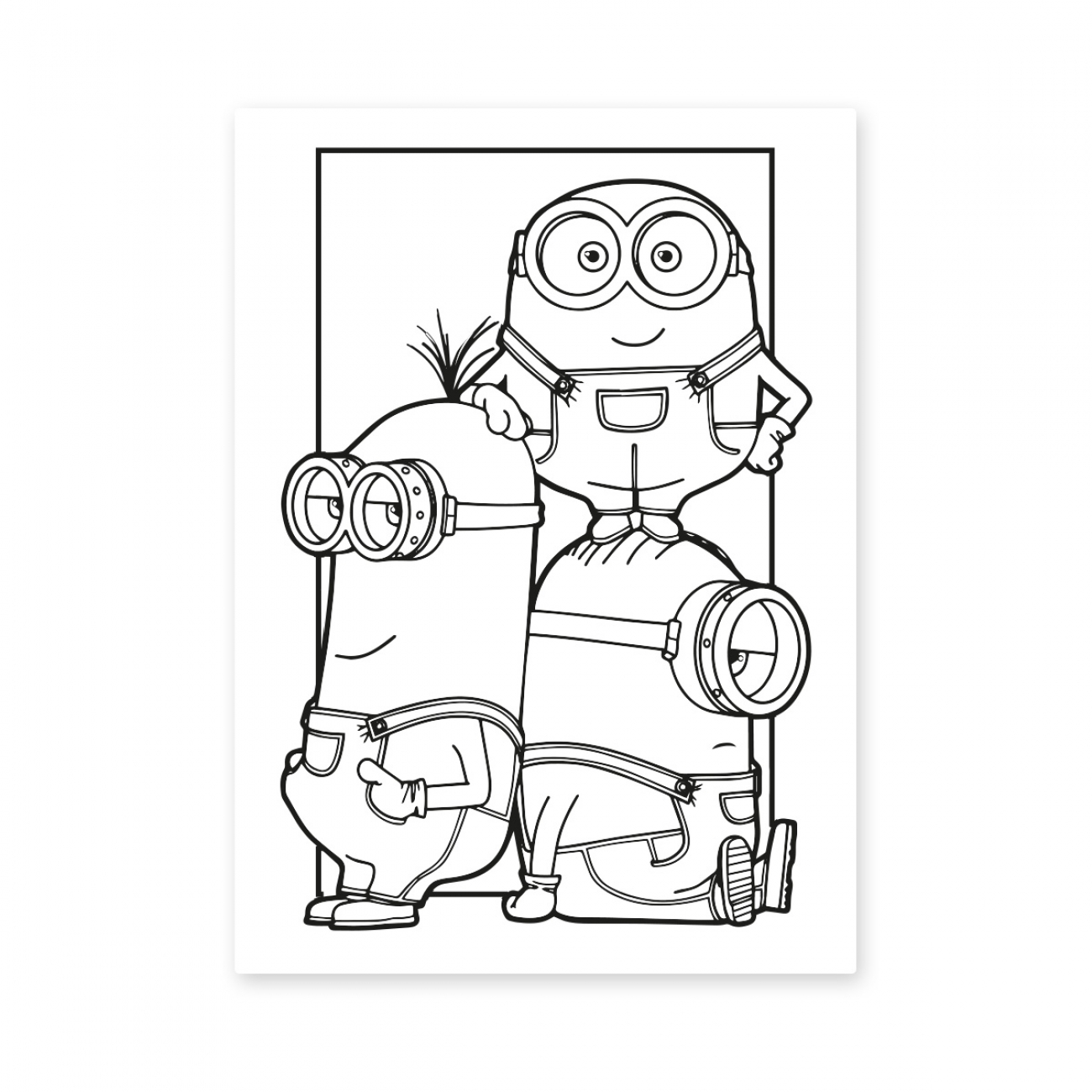 Розмальовка А4 YES Minions