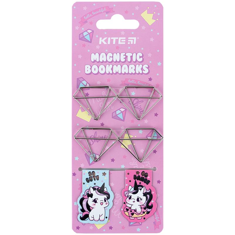 Магнитные закладки с фигурными скрепками Diamond