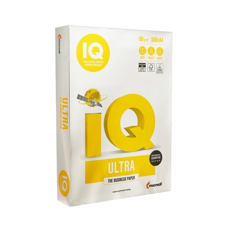 Бумага офисная А4 IQ Ultra 500 л