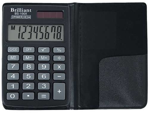 Калькулятор кишеньковий Brilliant BS-100Х