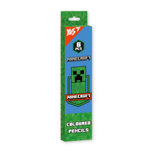 Карандаши Yes Minecraft Creeper 6 цв