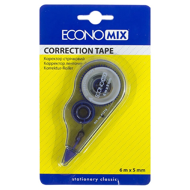 Корректор ленточный 5 мм Economix, 6 м