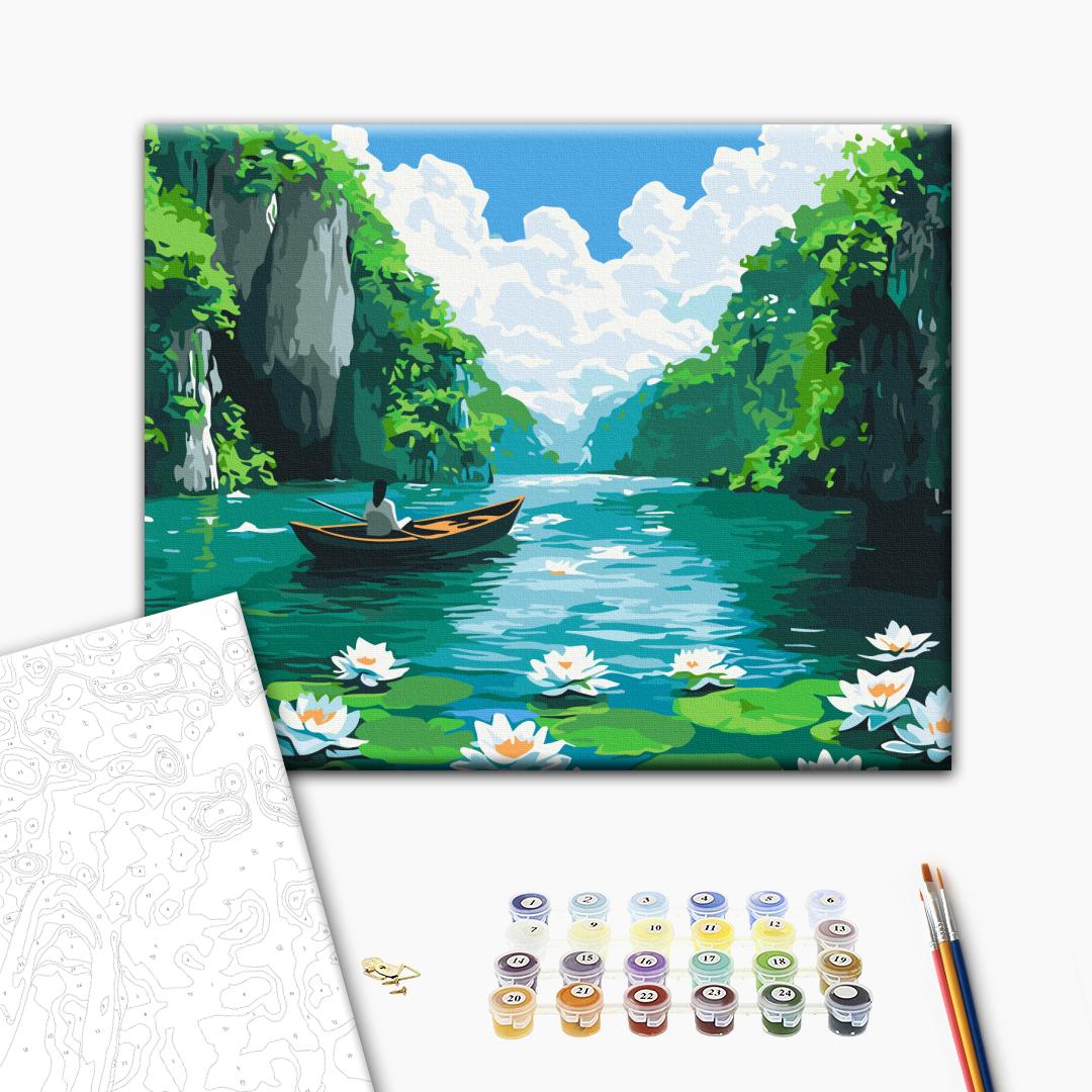 Картина за номерами 40x50 см Там, де спокій