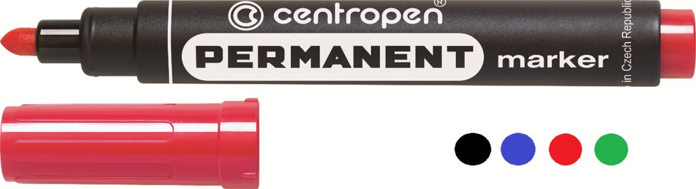 Маркер перманентний Centropen 8566 2,5 мм синій