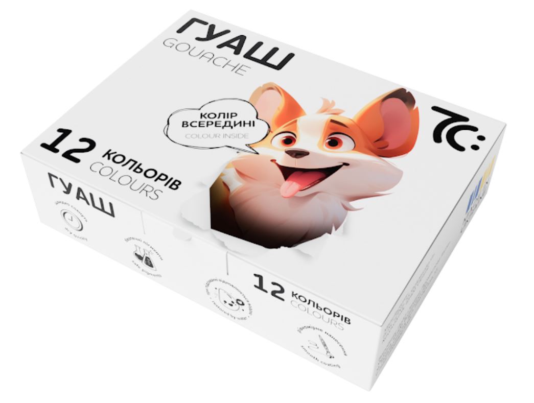 Гуашь 7С: 12цв/10мл (7C21203)