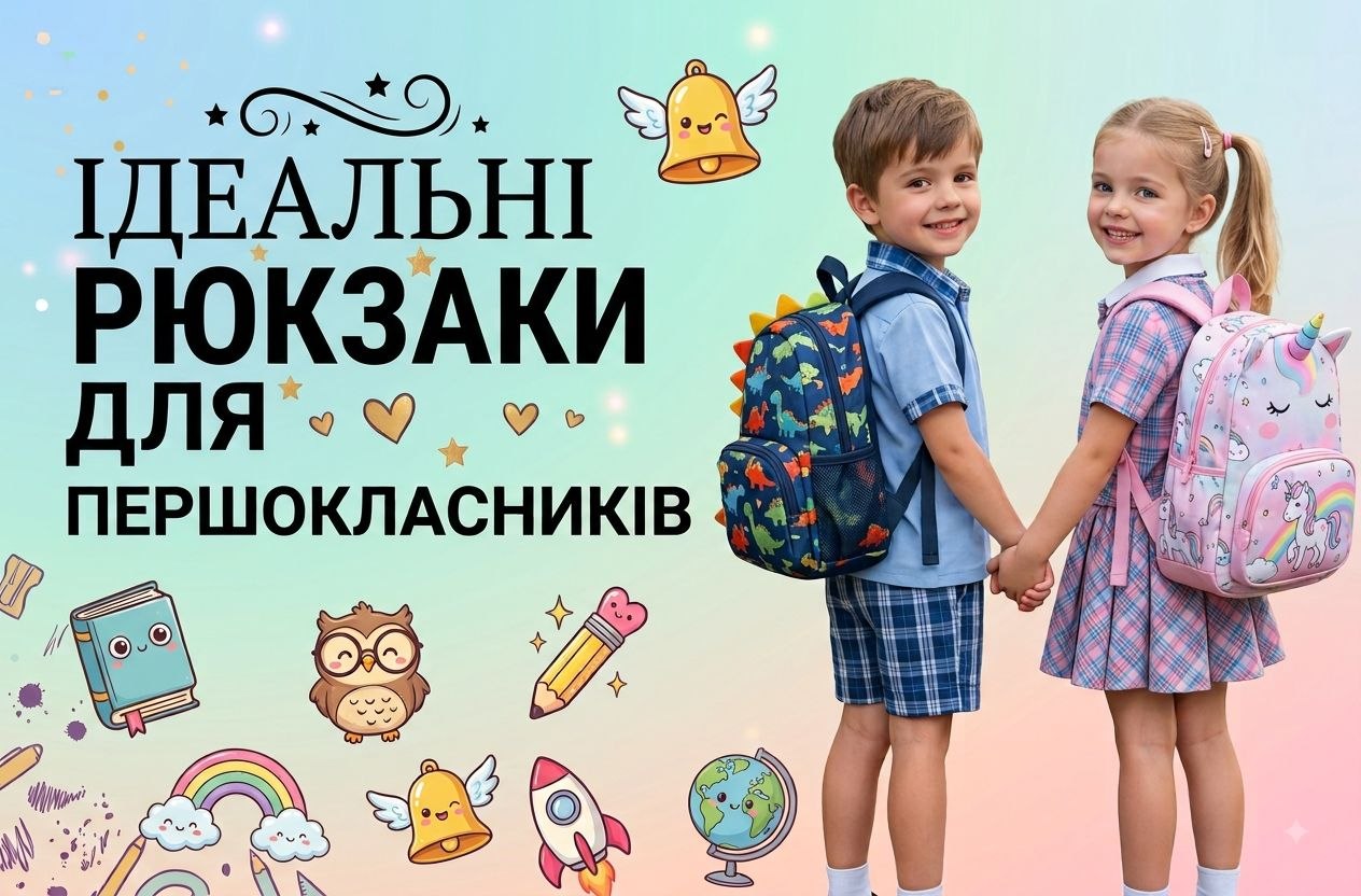 Ідеальні рюкзаки для першокласників