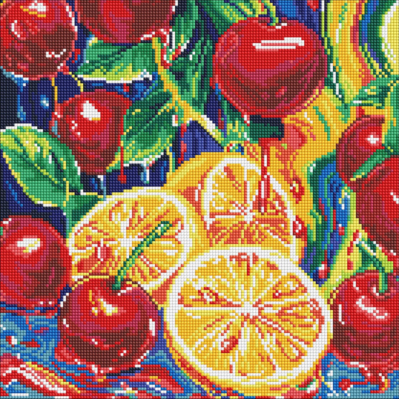 Алмазная мозаика 40×40 см Сочное наслаждение