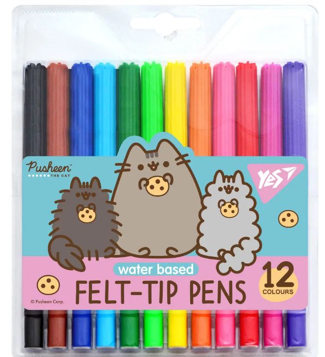 Фломастери YES Pusheen friends 12 кол