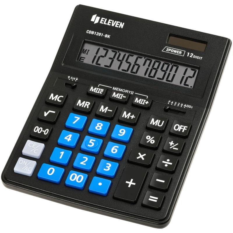 Калькулятор Eleven CDB1201 BK/BL 12 розр.