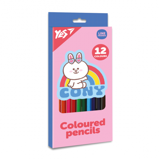 Карандаши Yes Line Friends 12 цв