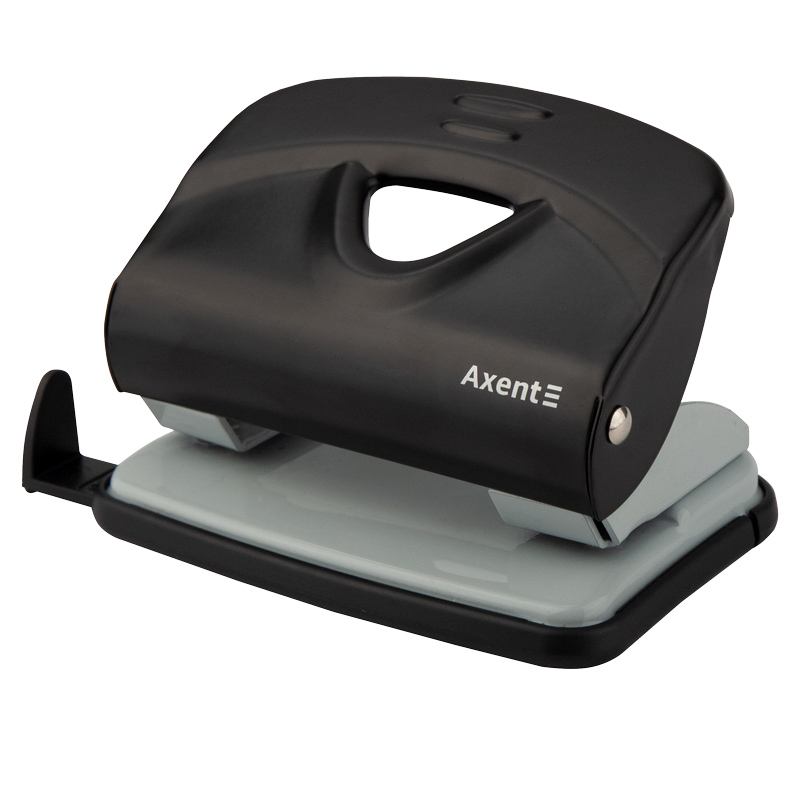 Діркопробивач 20 арк метал Axent Exakt-2, чорний