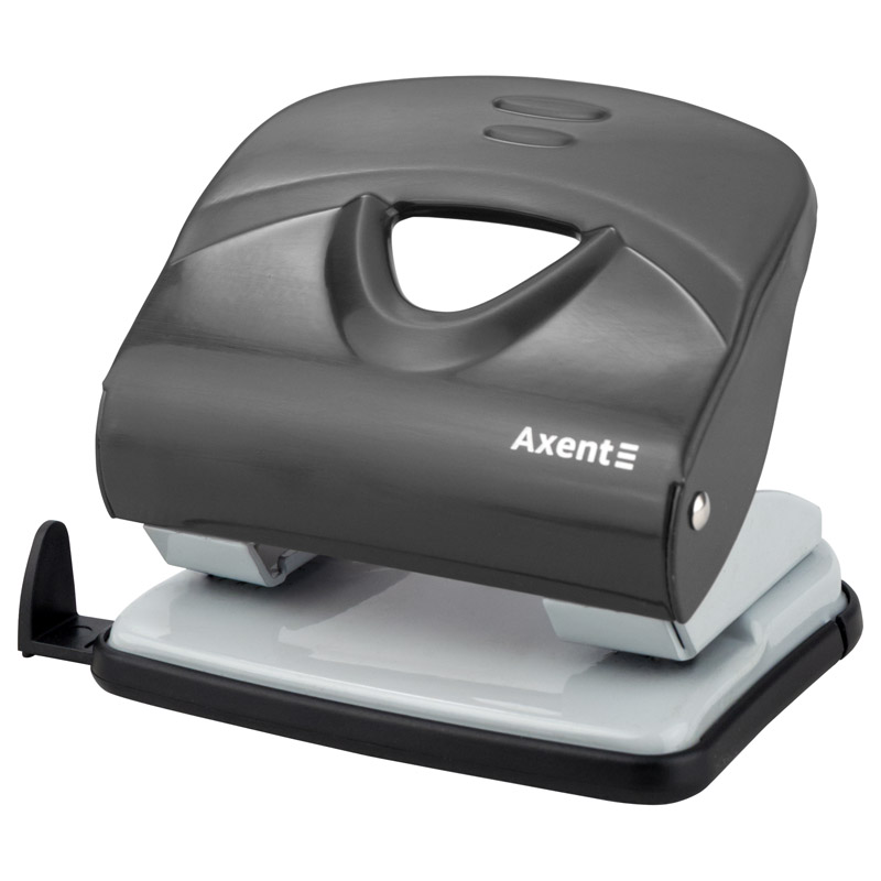 Діркопробивач 30 арк метал Axent Exakt-2, чорний