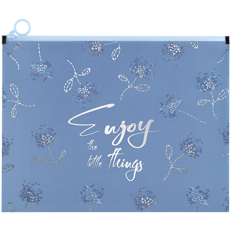 Папка zip-lock A4+ Axent Flower Symphony-3