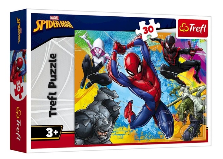 Пазлы 30 Spiderman Цвета человека-паука