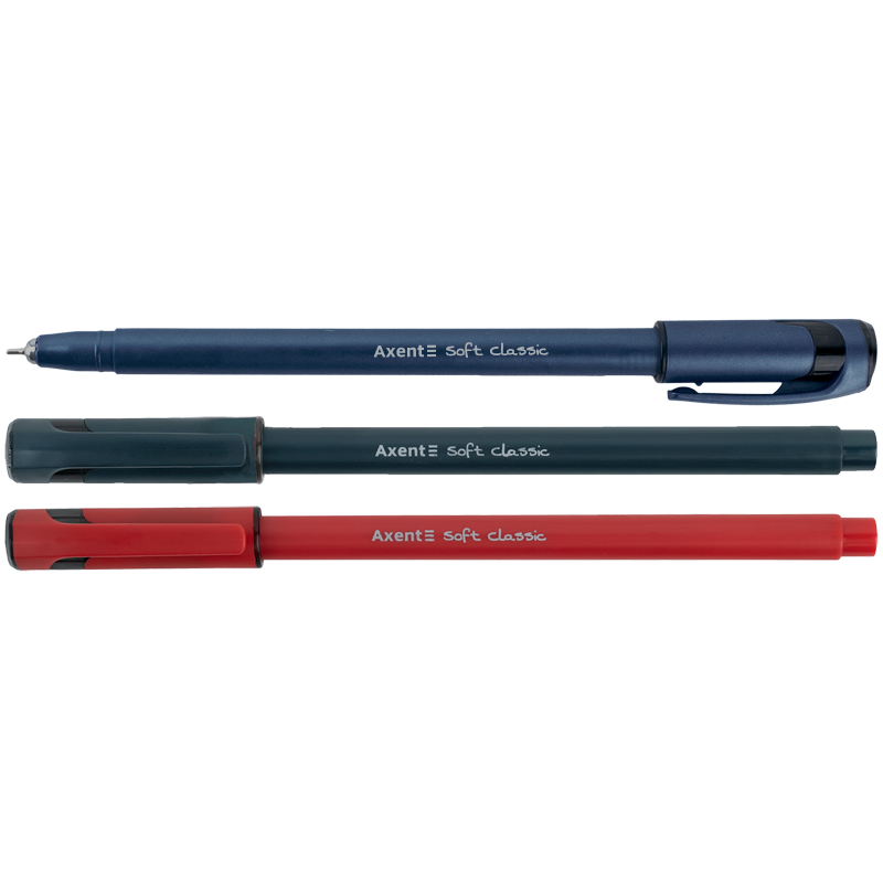 Ручка масляна Axent Soft Classic 0,7 синя
