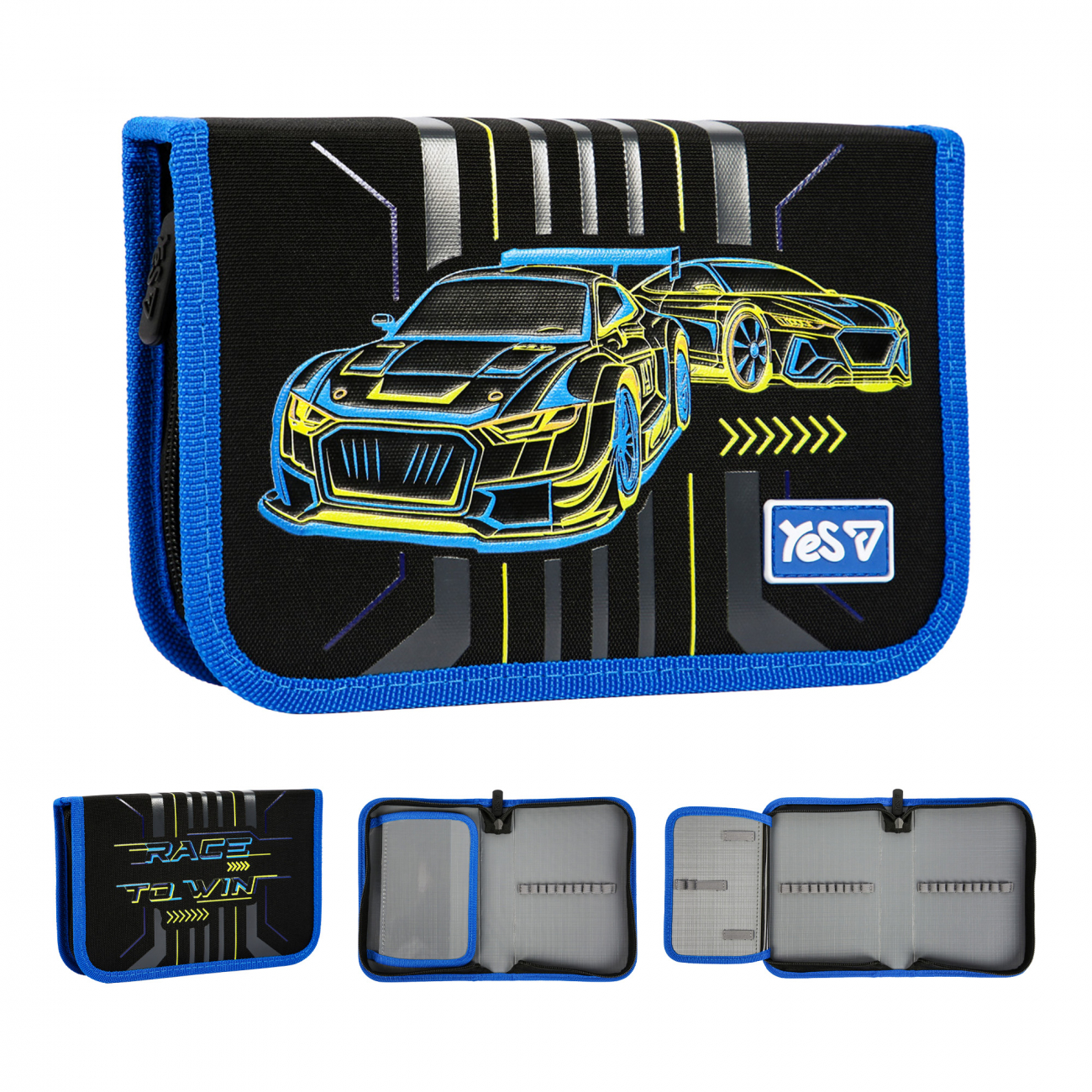 Пенал твердий Yes HP-03 1 відв. Rally (533736)