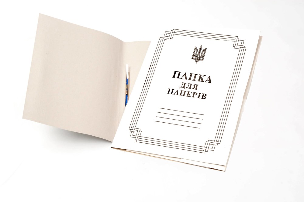 Швидкозшивач А4 0,3 мм картонний К