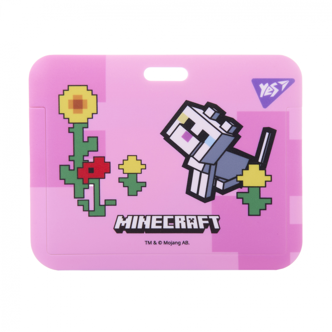 Бейдж на стрічці Yes "Minecraft.Spring" горизонтальний, слайдер