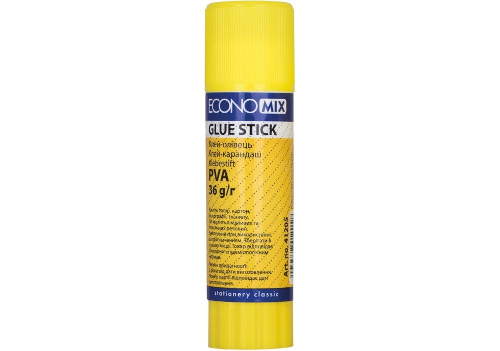 Клей-карандаш PVA Economix 36 г
