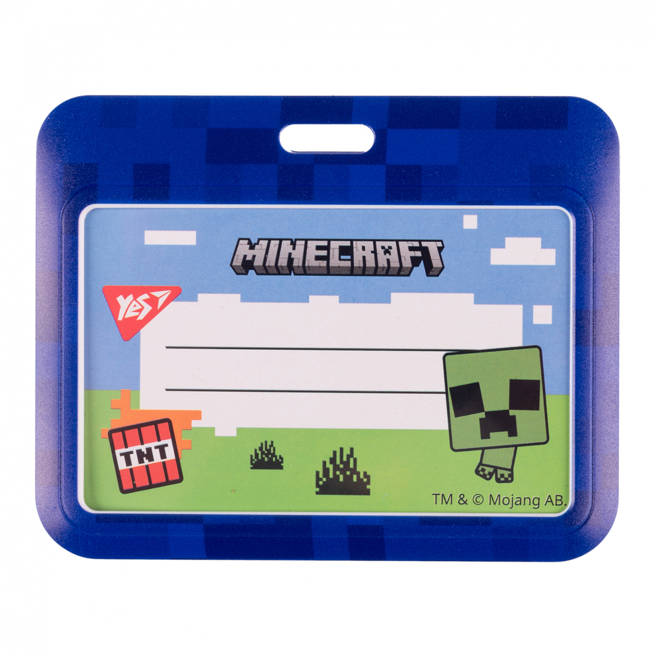 Бейдж-слайдер горизонтальний Yes Minecraft