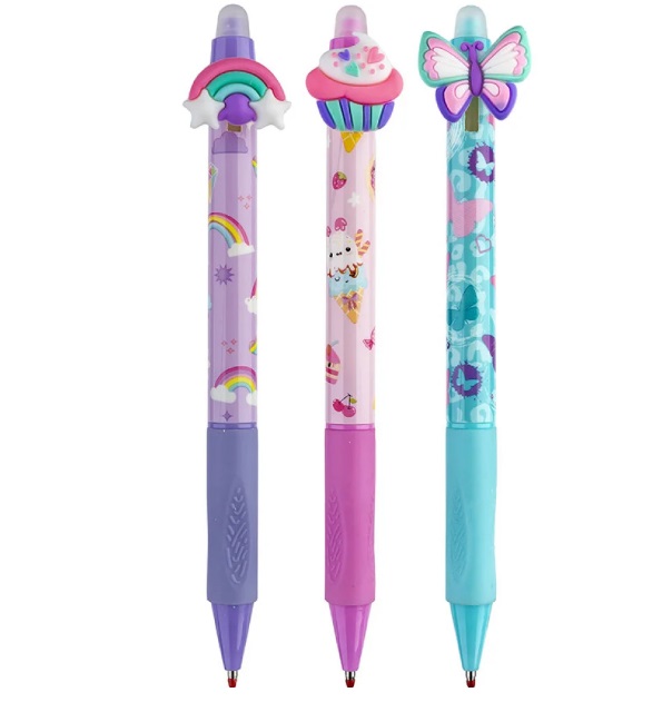 Ручка гелева пиши-стирай Centrum Erasable Cute 0,5 синя