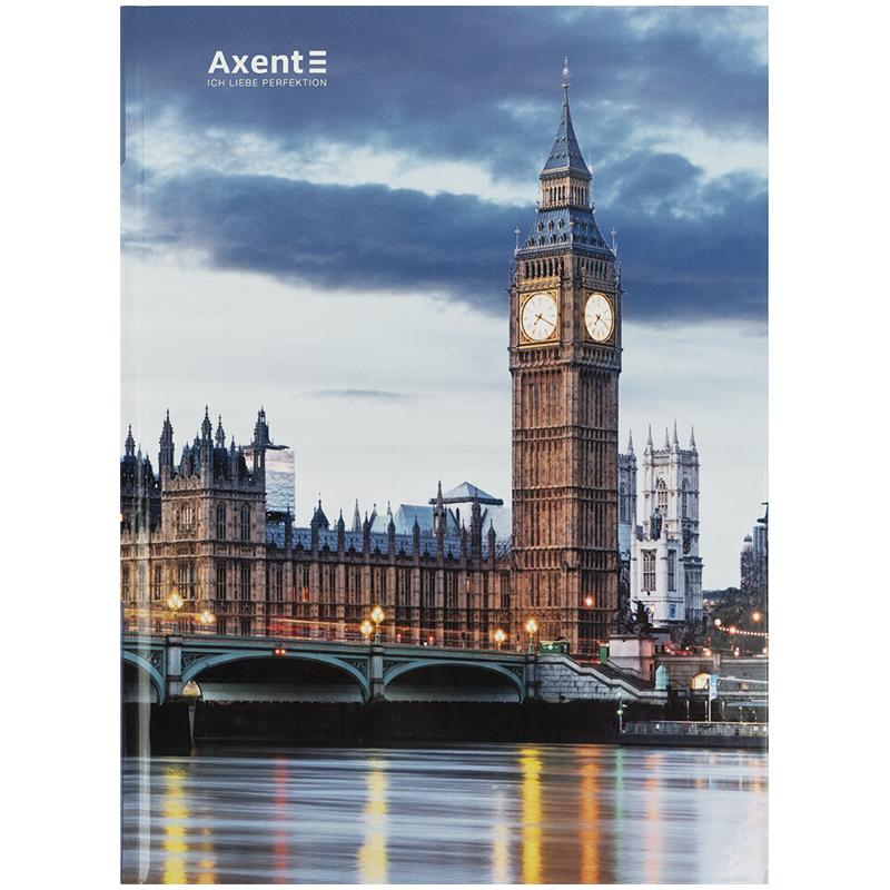 Книга канцелярська А4- 96 арк тверда обкладинка клітинка London