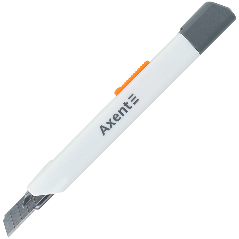 Нож канцелярский 9 мм Axent 6607-A мет.направляющие