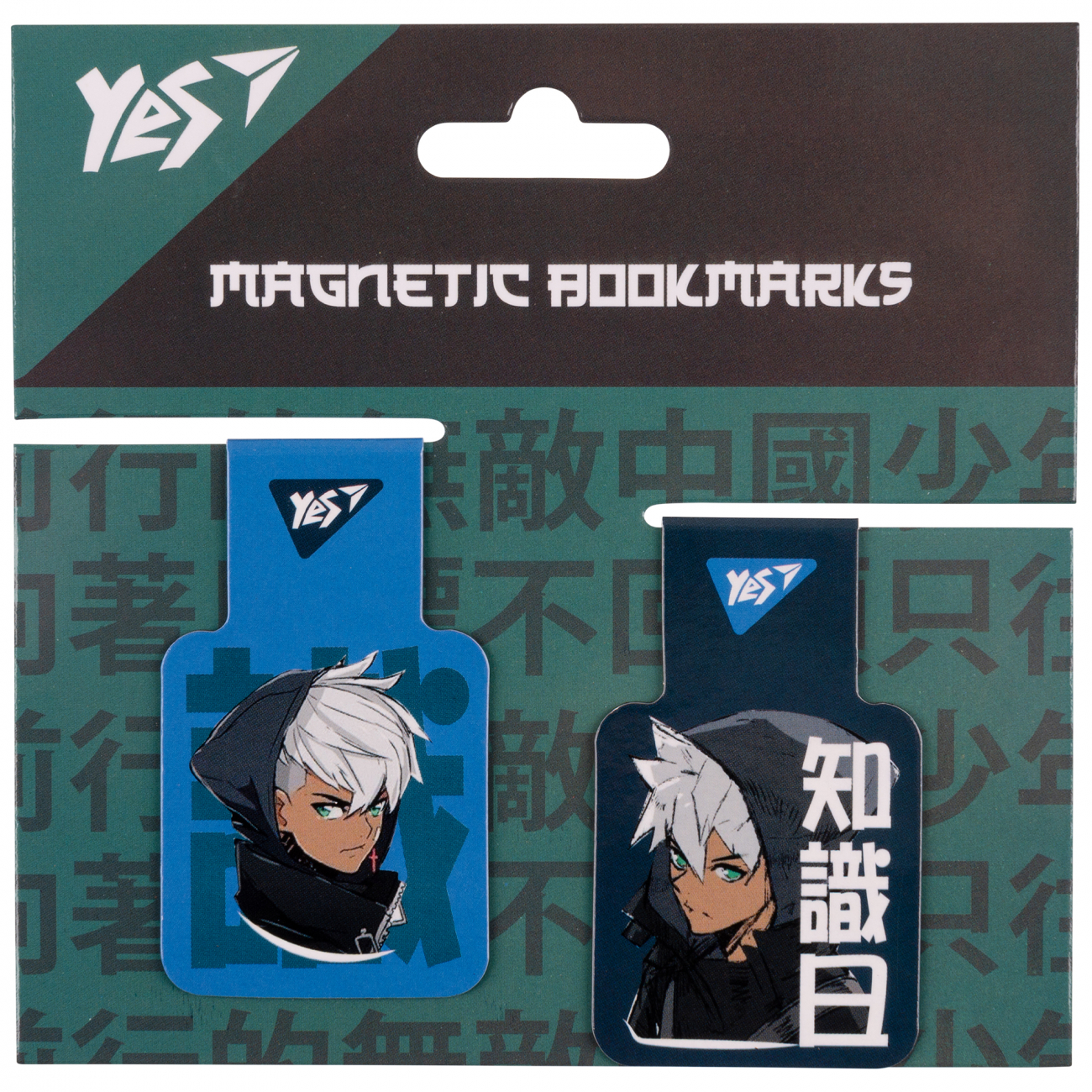 Закладки магнитные YES Anime boy, 2шт