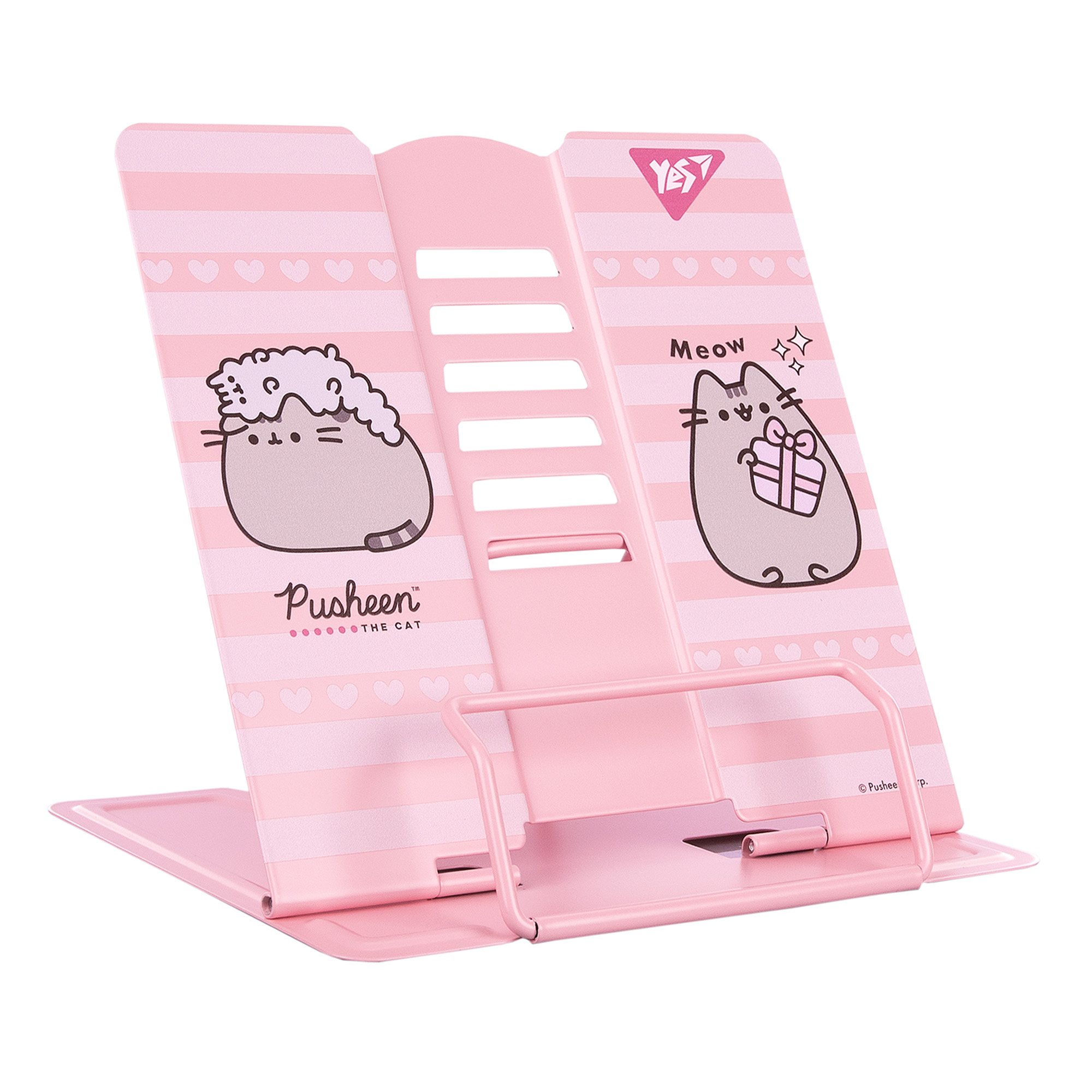 Подставка под книгу Yes Pusheen розовая металл