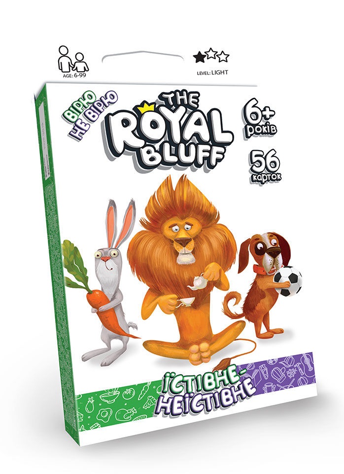 Гра настільна The Royal BLUFF їстівна-їстівна