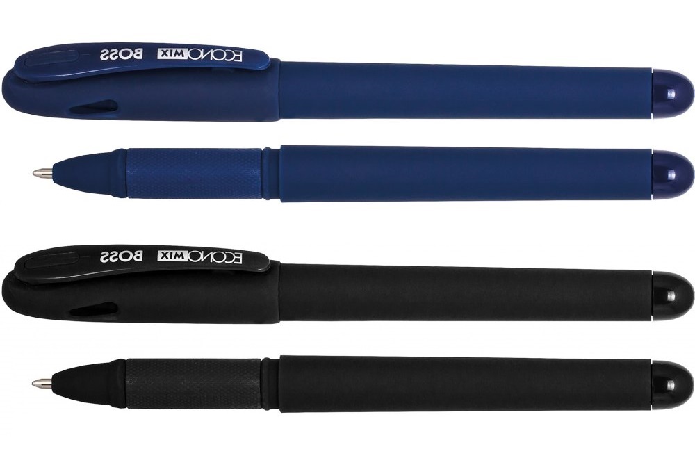 Ручка гелева Economix Boss 1,0 синя