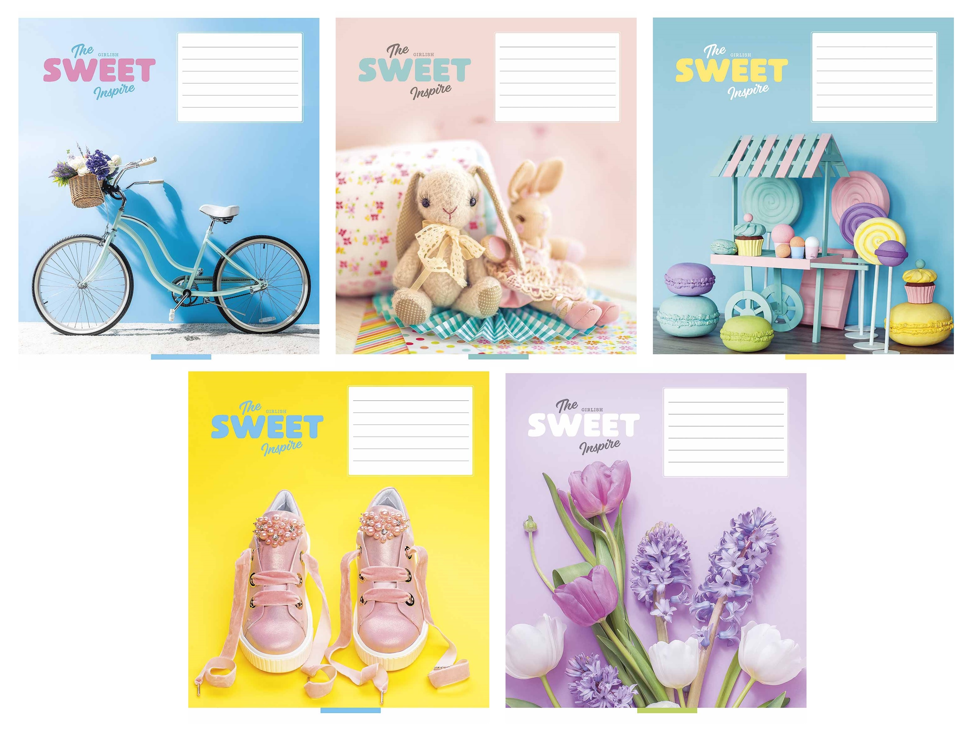 Зошит 18 арк клітинка 3382 Sweet 2025 дів