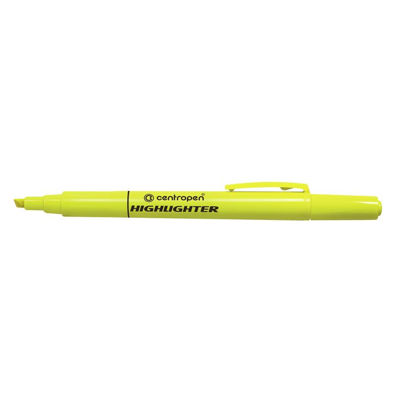 Маркер текстовий Centropen 8722 1-4 мм жовтий