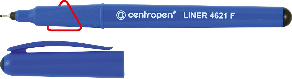 Лайнер Centropen Ergoline 0,3 черный