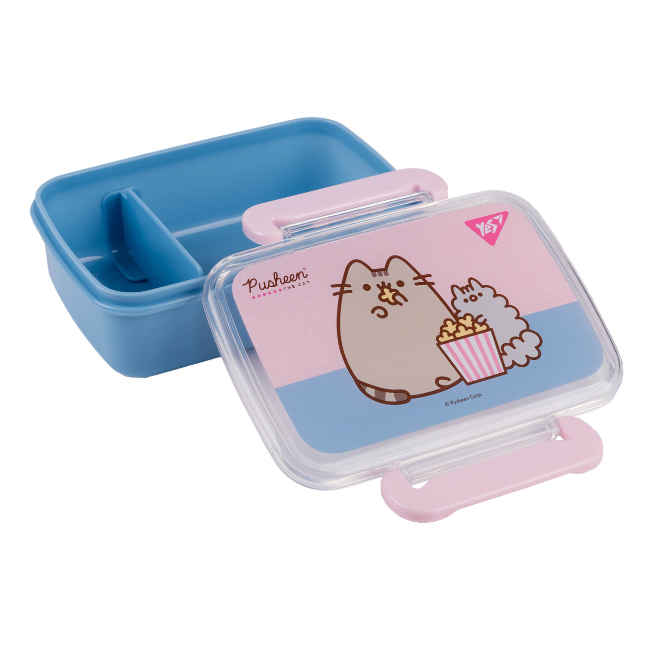 Ланчбокс 420 мл Pusheen рожево-блакитний