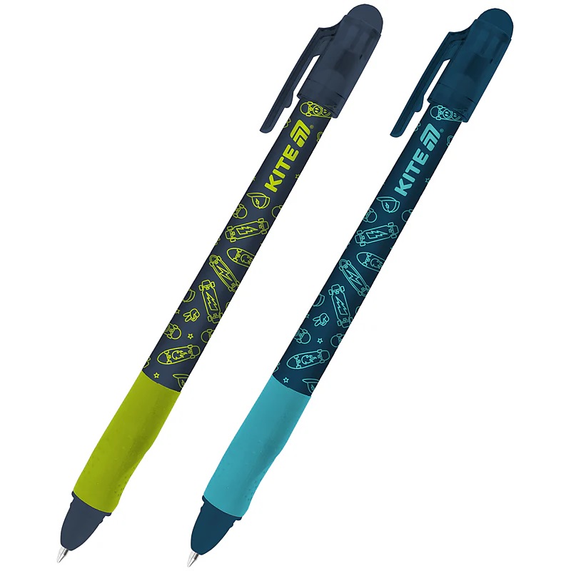 Ручка кулькова Kite EasyStart Skate 0,7 синя
