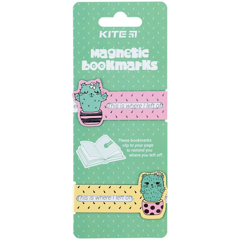 Закладки магнитные  Cactus 2 шт