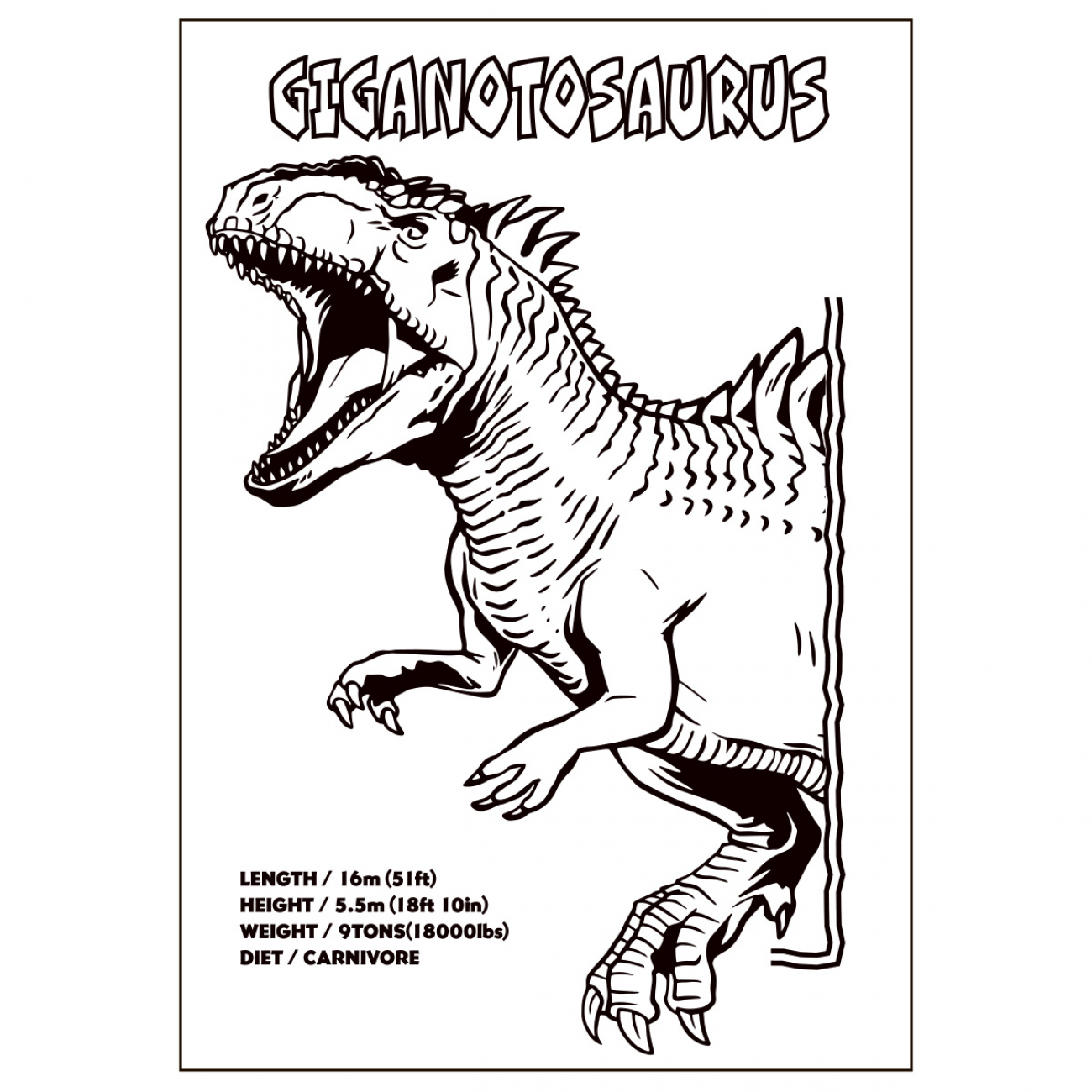 Розмальовка Yes Jurassic park
