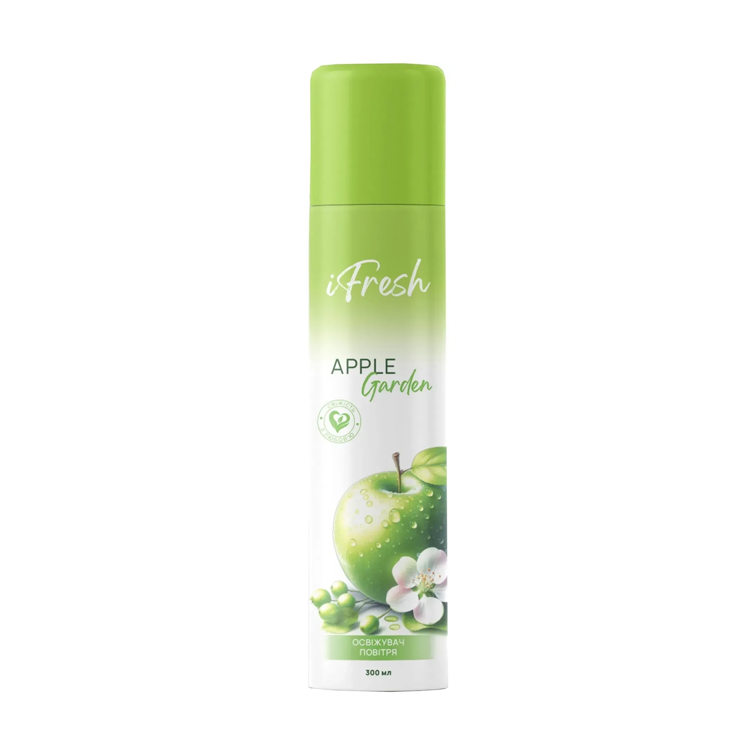 Освіжувач повітря аерозольний iFresh 300 мл, apple garden