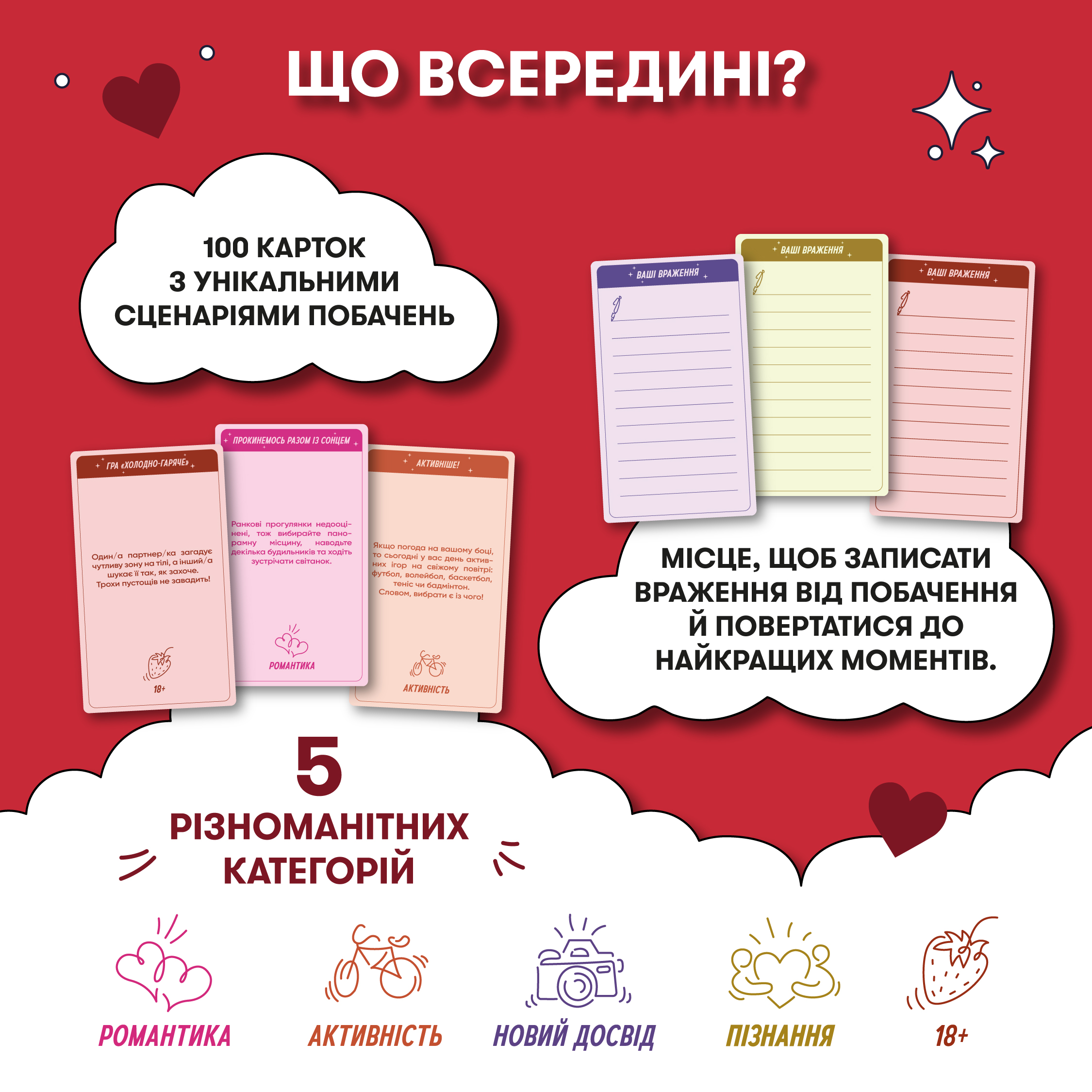 Настільна гра 100 неймовірних побачень