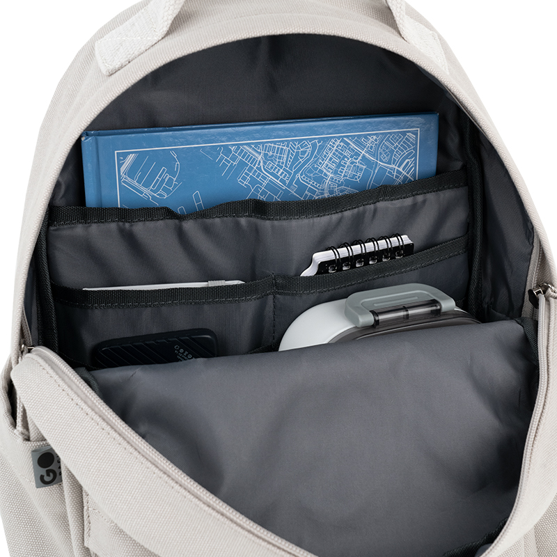 Рюкзак молодіжний GoPack 147 бежевий (GO25-147M-4)