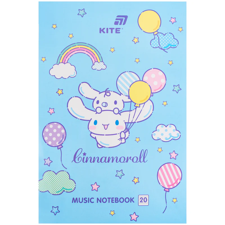Тетрадь для нот А4 20 л Cinnamoroll