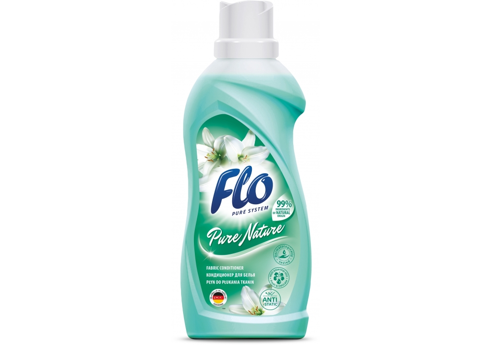 Кондиціонер для білизни Flo, Pure Nature, 1л