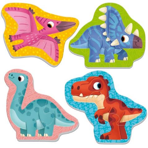 Пазли Baby puzzle Динозаври 4 шт