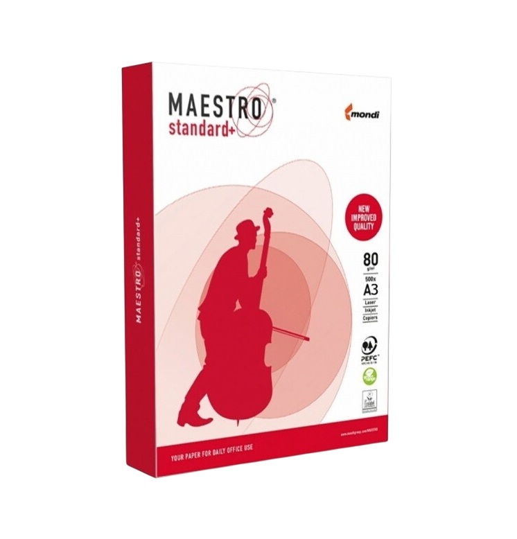 Бумага офисная A3 Maestro Standard+ 500 л Словакия