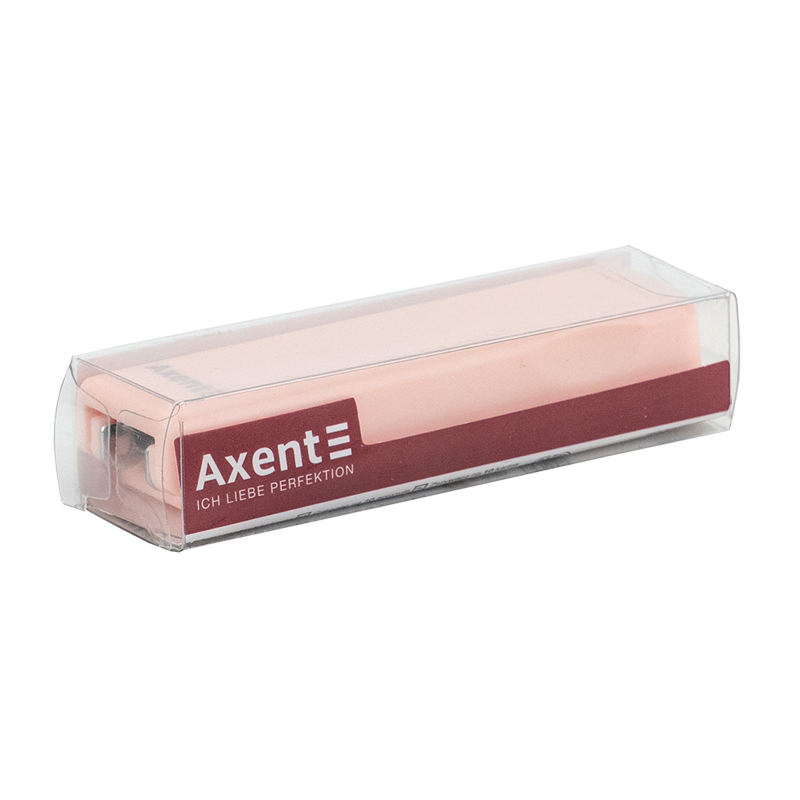 Степлер 10 л пластик Axent MINI Pastelini №10, розовый