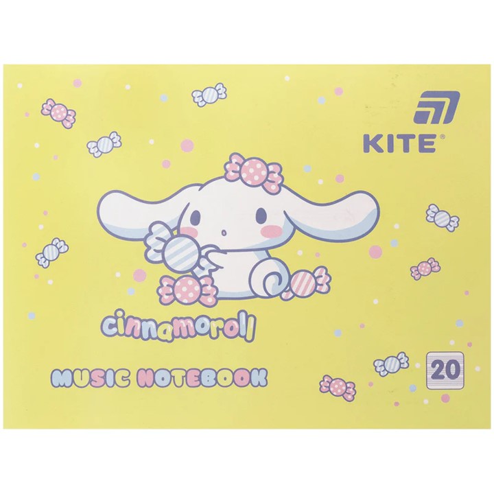 Зошит для нот А5 20 арк Cinnamoroll
