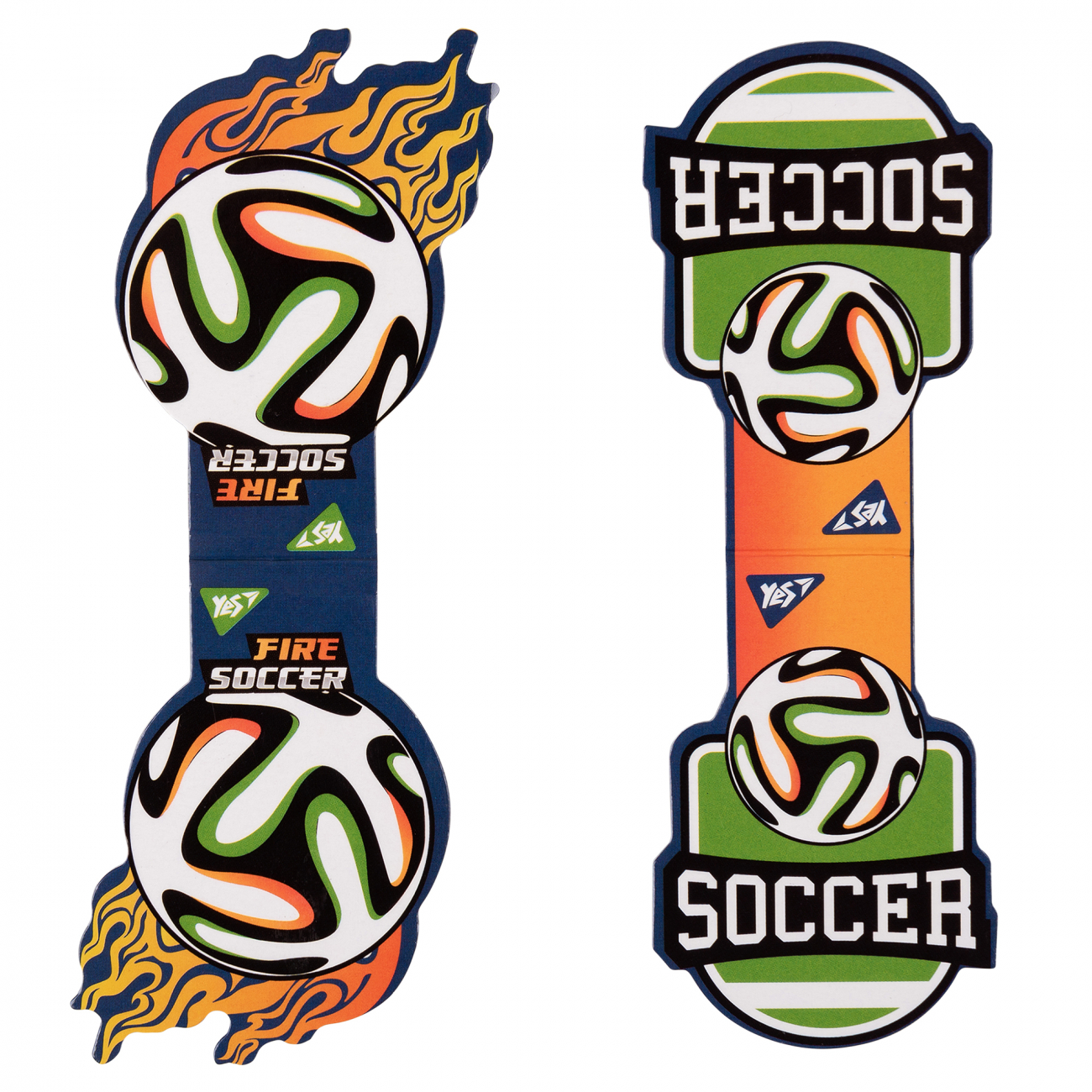 Закладки магнитные YES Football, 2шт